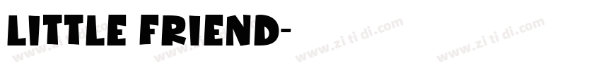 little friend字体转换